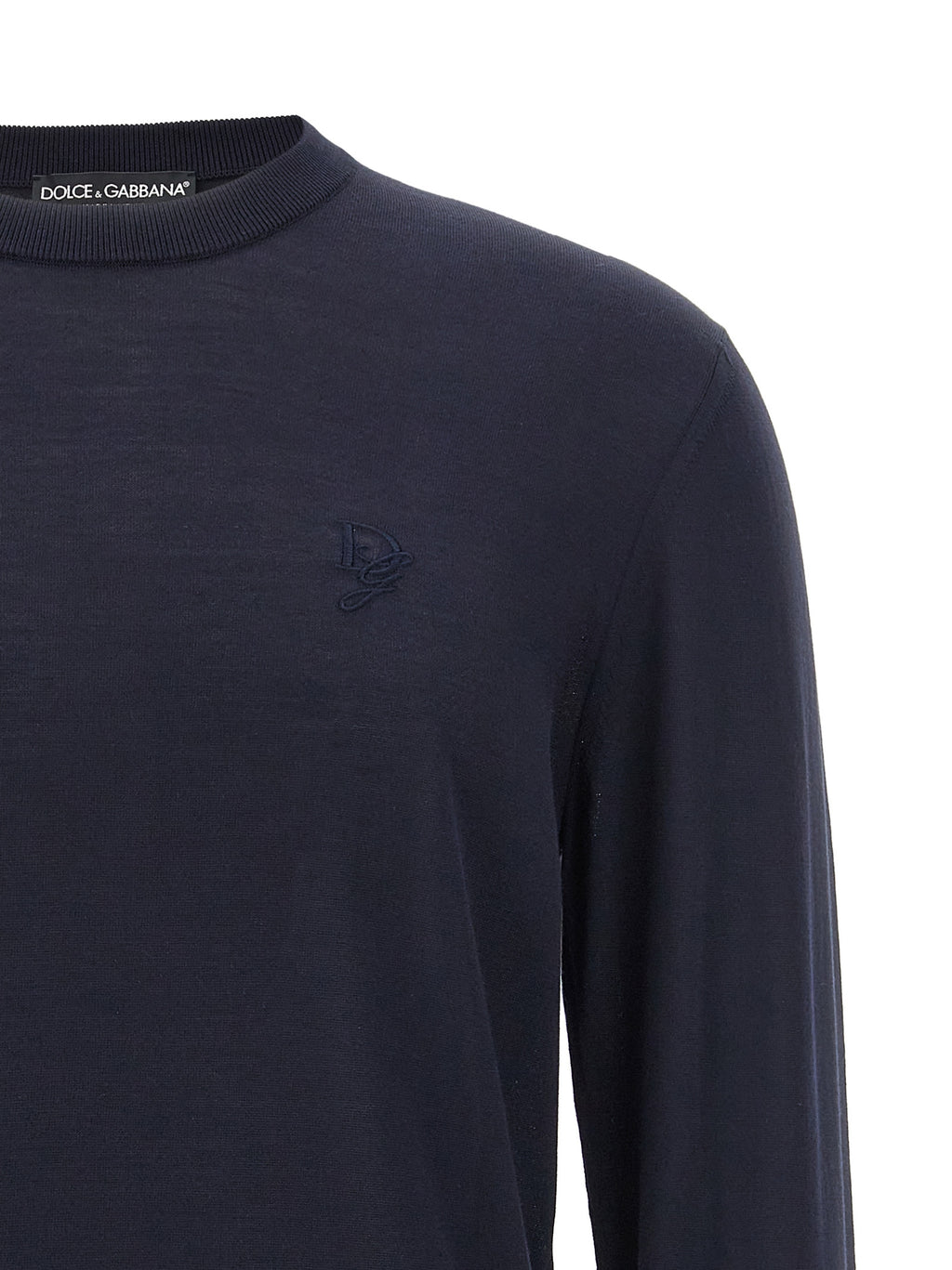 Dolce & Gabbana blauer Seidencardigan