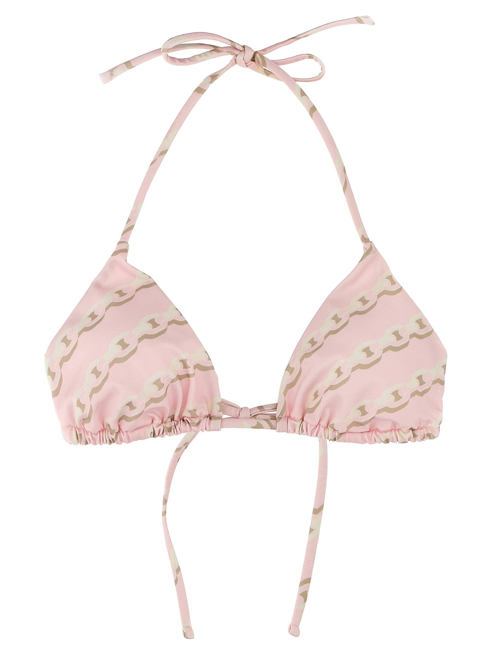 Maillot de bain bikini multicolore en polyester Versace avec motif audacieux et design élégant.