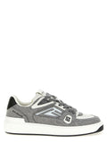 Chaussures de sport Balmain en polyester multicolore, baskets athlétiques modernes avec design coloré et style tendance.