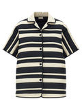 Blouse en polyamide multicolore de Moncler, légère et tendance, avec un design coloré et moderne, visible en gros plan.