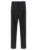 Saint Laurent Schwarze Wollhose