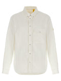 Blouse en polyamide blanche de MONCLER GENIUS avec détails modernes, visible sur l'image.