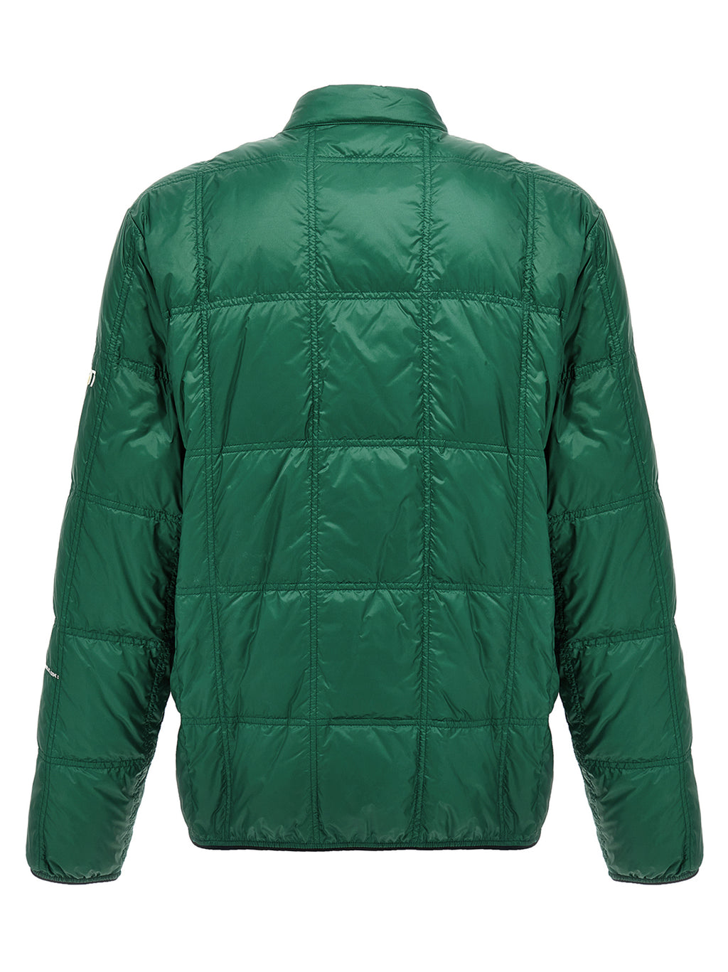 Veste longue en polyamide bicolore de MONCLER GENIUS, coupe élégante et moderne, idéale pour le style urbain.