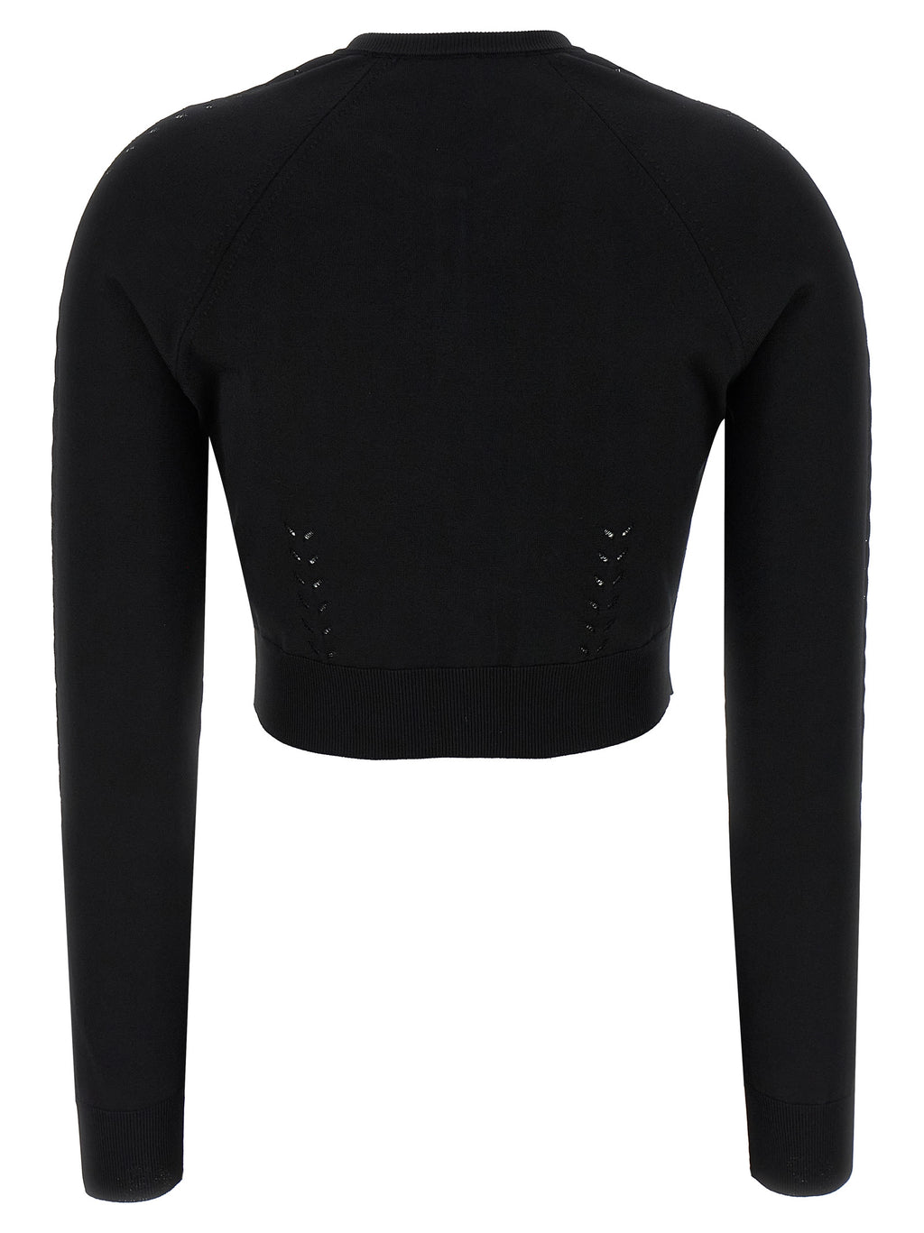 Cardigan noir en viscose de la marque Dolce & Gabbana, avec coupe élégante et détails modernes visible sur l'image.