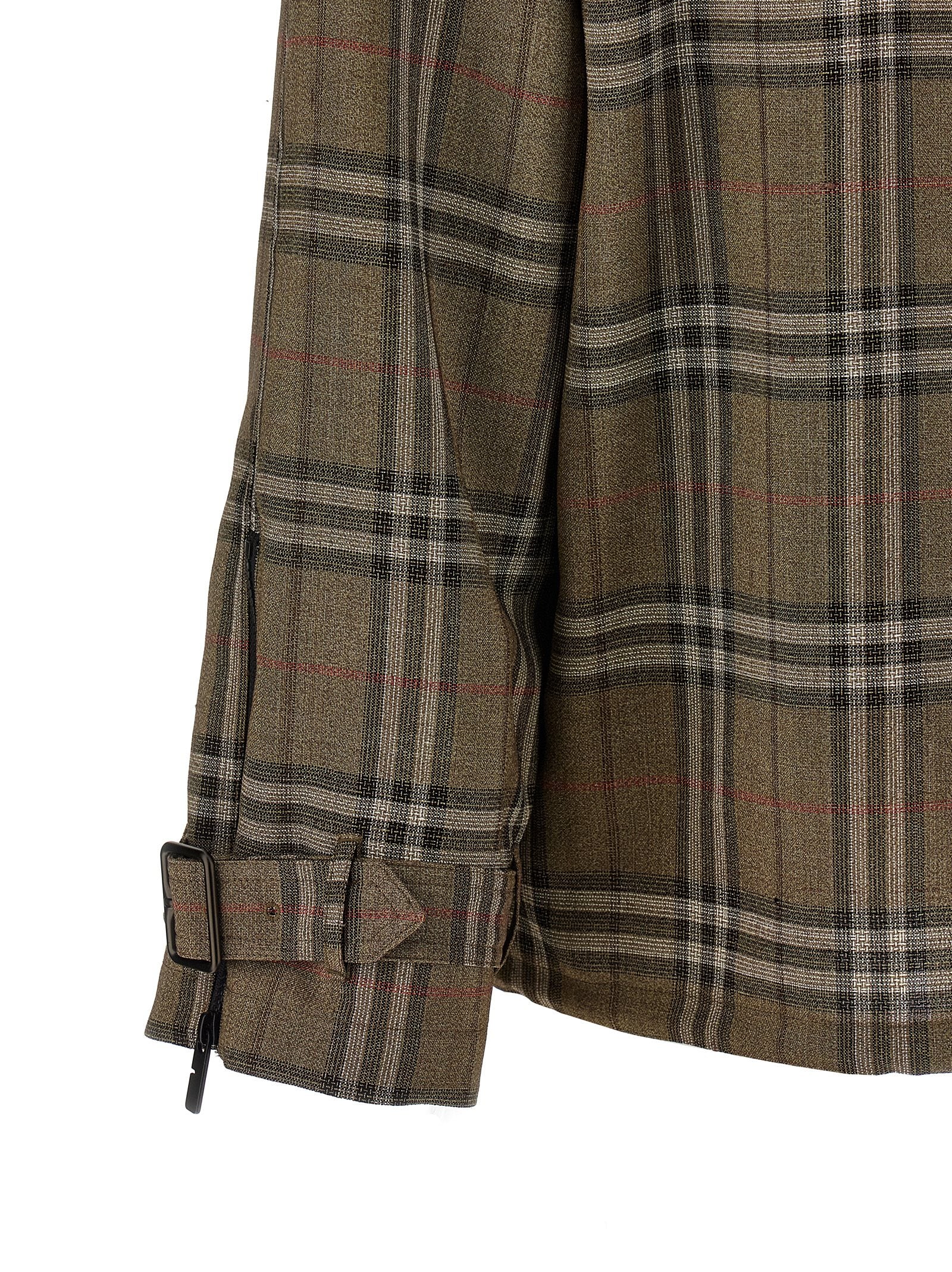 Blouse en viscose multicolore de Burberry avec motif élégant, manches longues et coupe fluide.