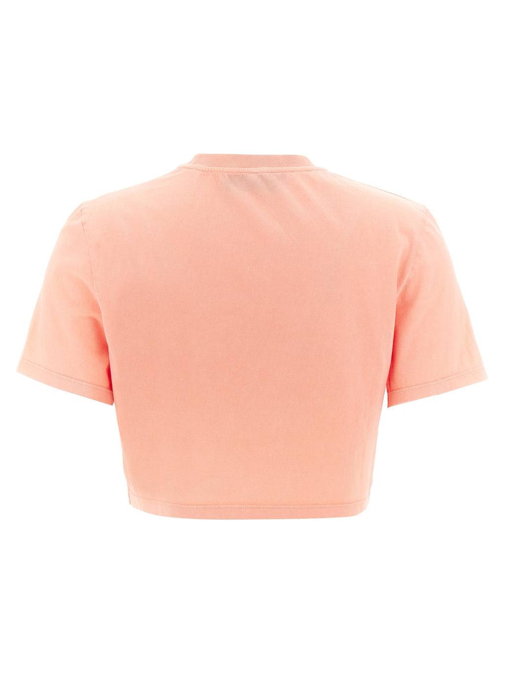 T-shirt en coton multicolore de Fendi, coupe classique, avec logo visible, porté sur mannequin.