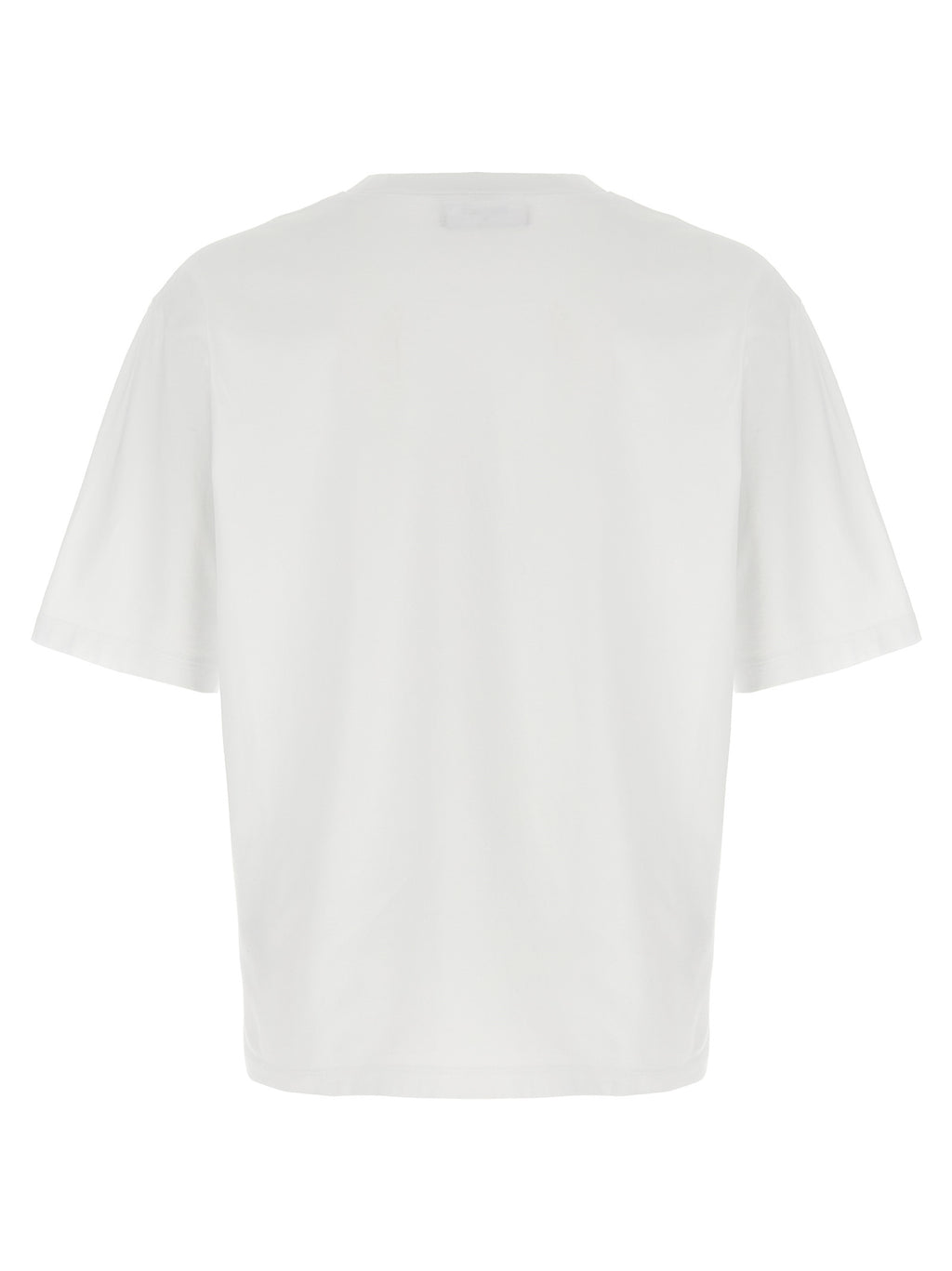 T-shirt blanc en coton de la marque Dsquared², coupe classique et tissu doux visible sur l'image.