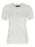 T-shirt en coton blanc de Dolce & Gabbana, style décontracté avec logo de la marque visible sur la poitrine.