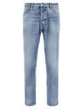 Jeans skinny en coton bleu de Dsquared², coupe ajustée, visible en détail dans l’image 10852749.