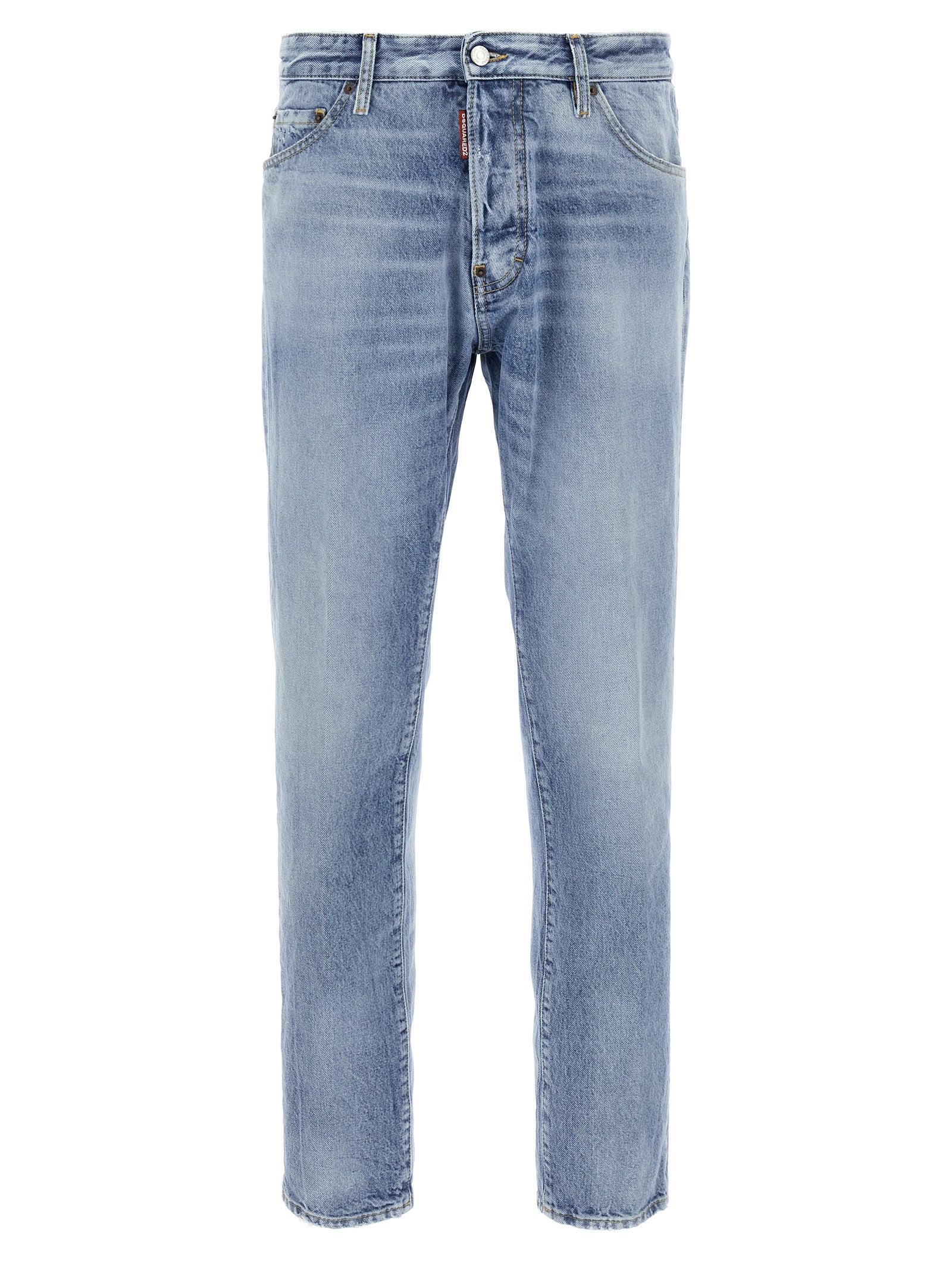 Jeans skinny en coton bleu de Dsquared², coupe ajustée, visible en détail dans l’image 10852749.