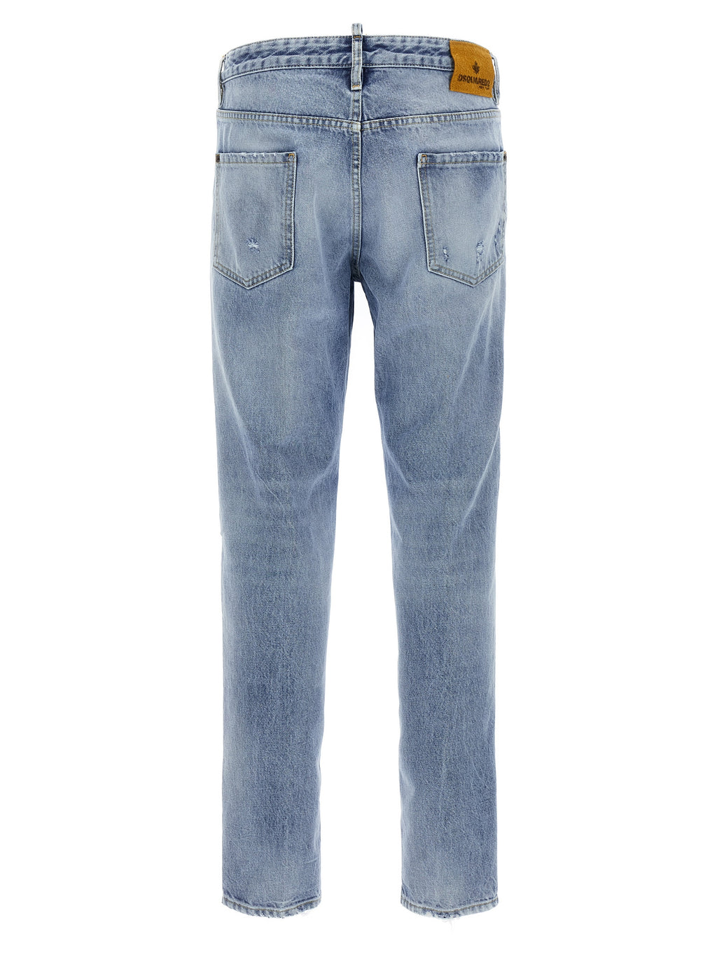Jeans skinny en coton bleu de Dsquared², ajustés et tendance, avec détails modernes et finition soignée.