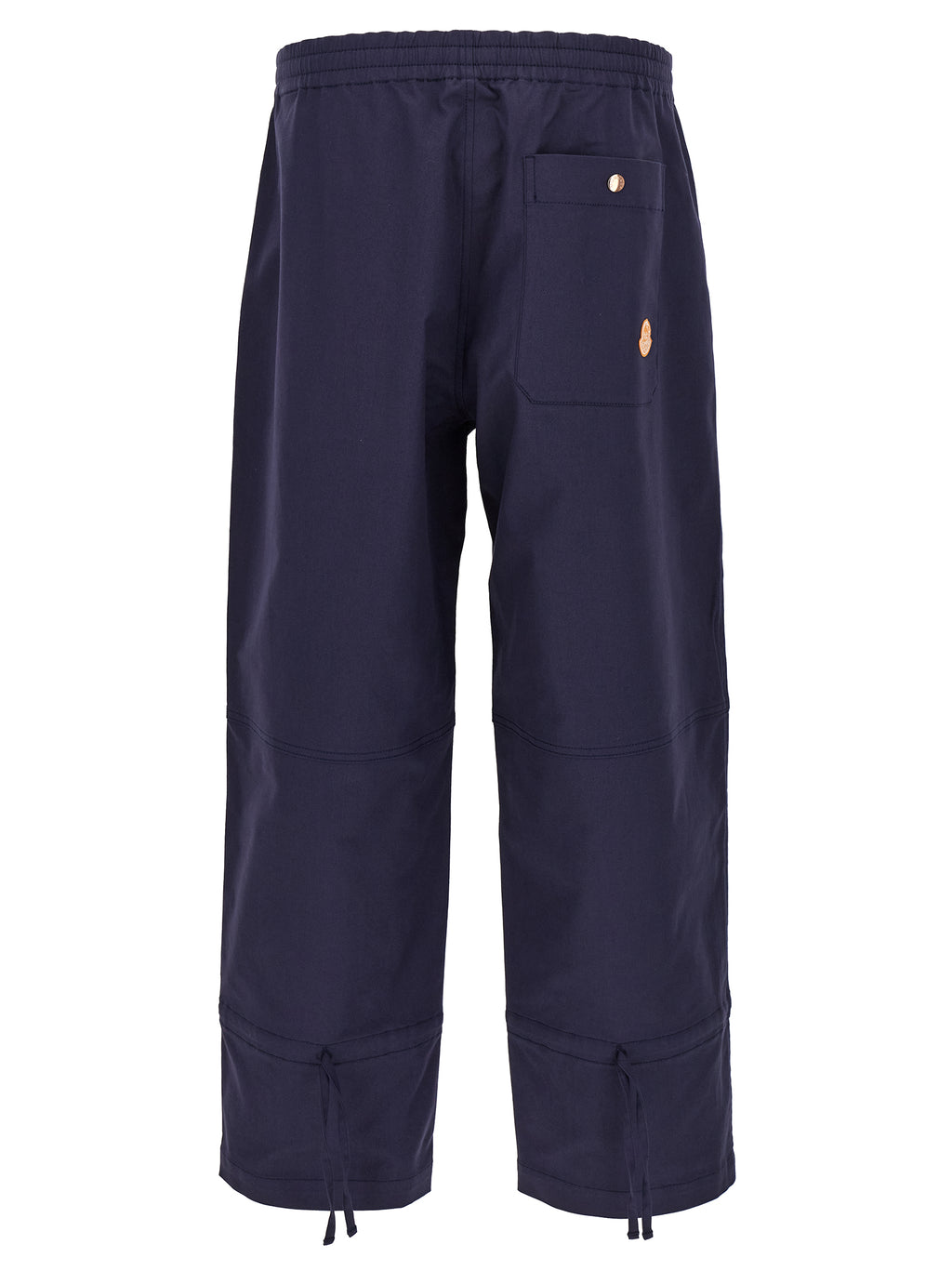 Pantalon décontracté en coton bleu de la marque MONCLER GENIUS, style casual avec coupe confortable.