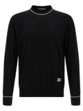 Dolce & Gabbana Schwarzer Marabou-Cardigan