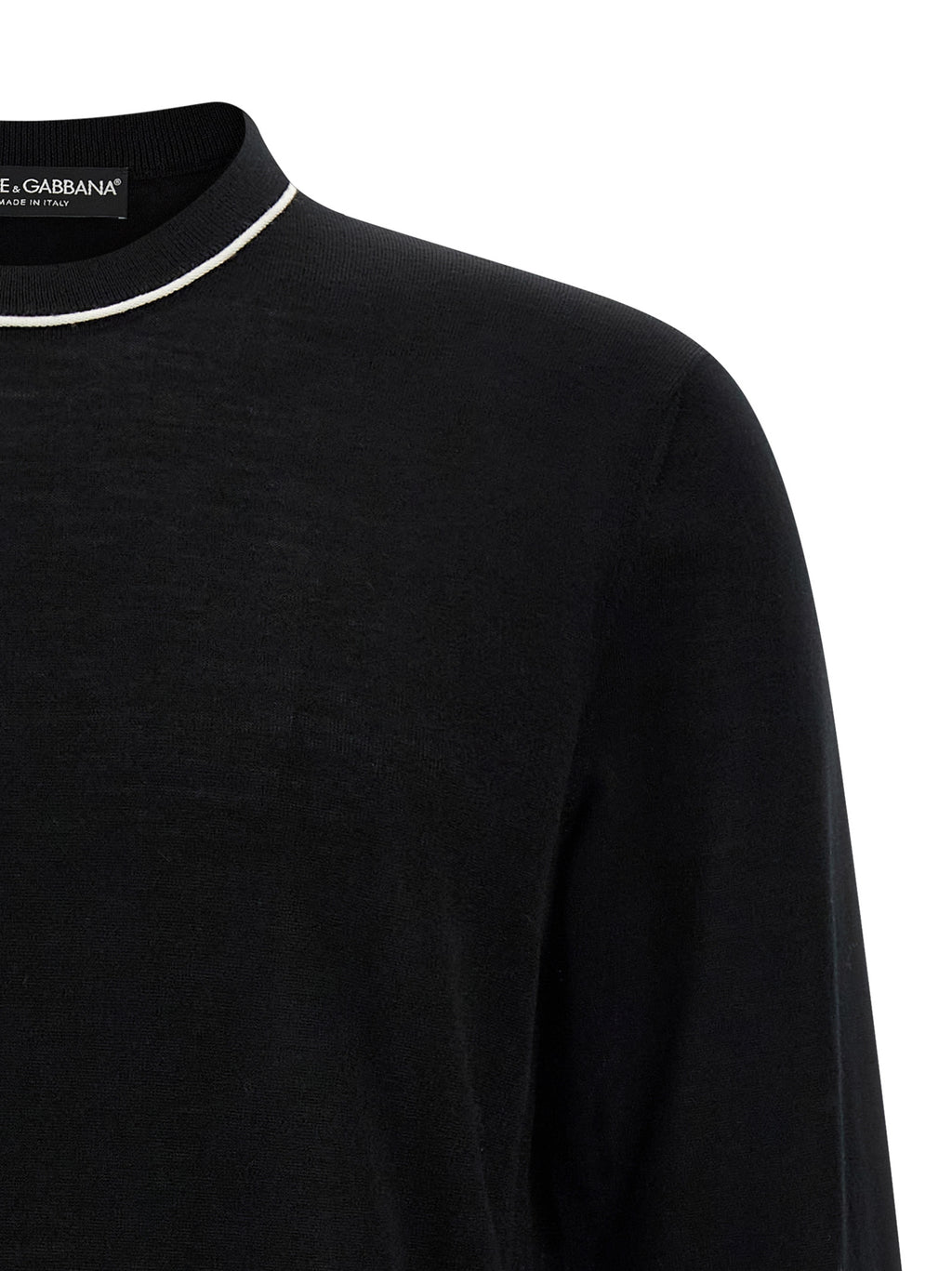 Dolce & Gabbana Schwarzer Marabou-Cardigan