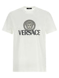 Versace Bicolor-Baumwoll-T-Shirt