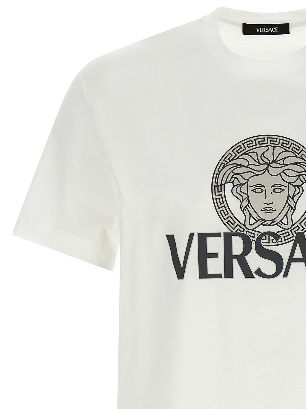 Versace Bicolor-Baumwoll-T-Shirt