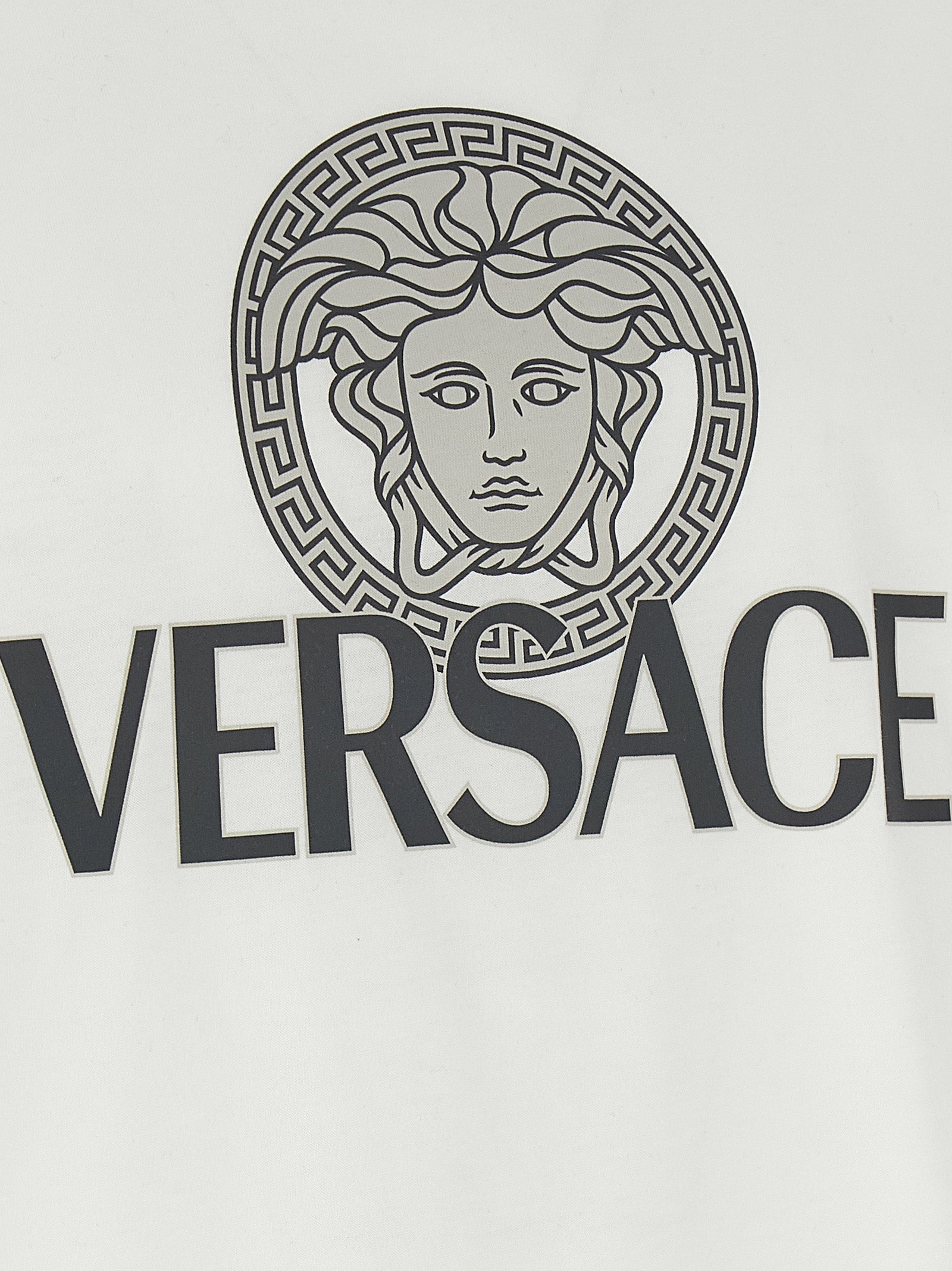 Versace Bicolor-Baumwoll-T-Shirt