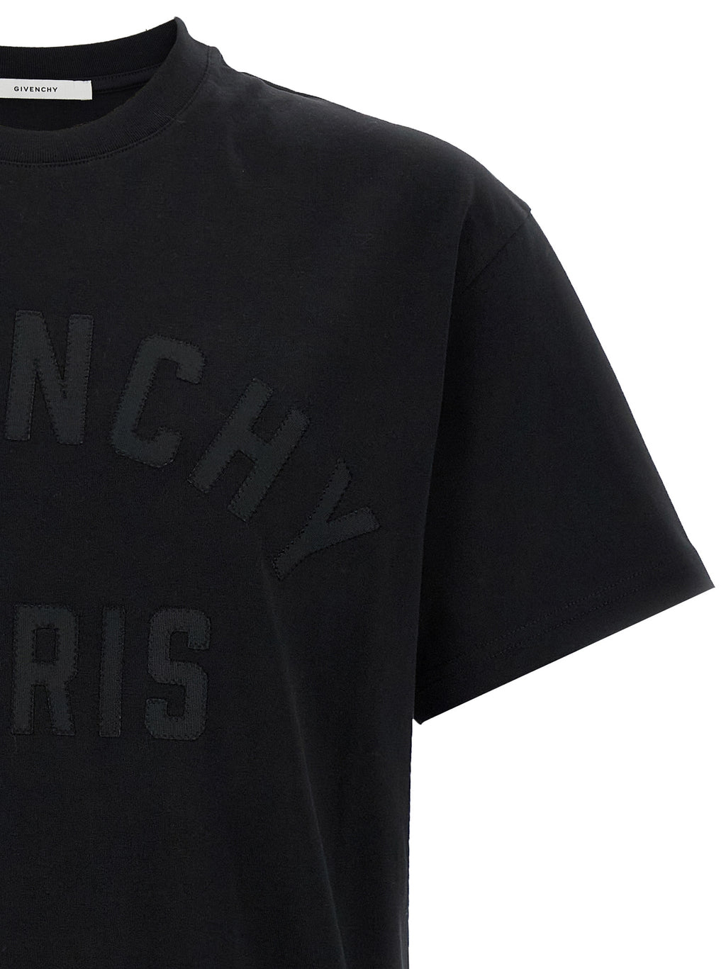 Givenchy Schwarzes Baumwoll-T-Shirt