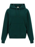 Sweatshirt en coton bicolore Saint Laurent, style décontracté avec logo brodé, coupe confortable et tendance.