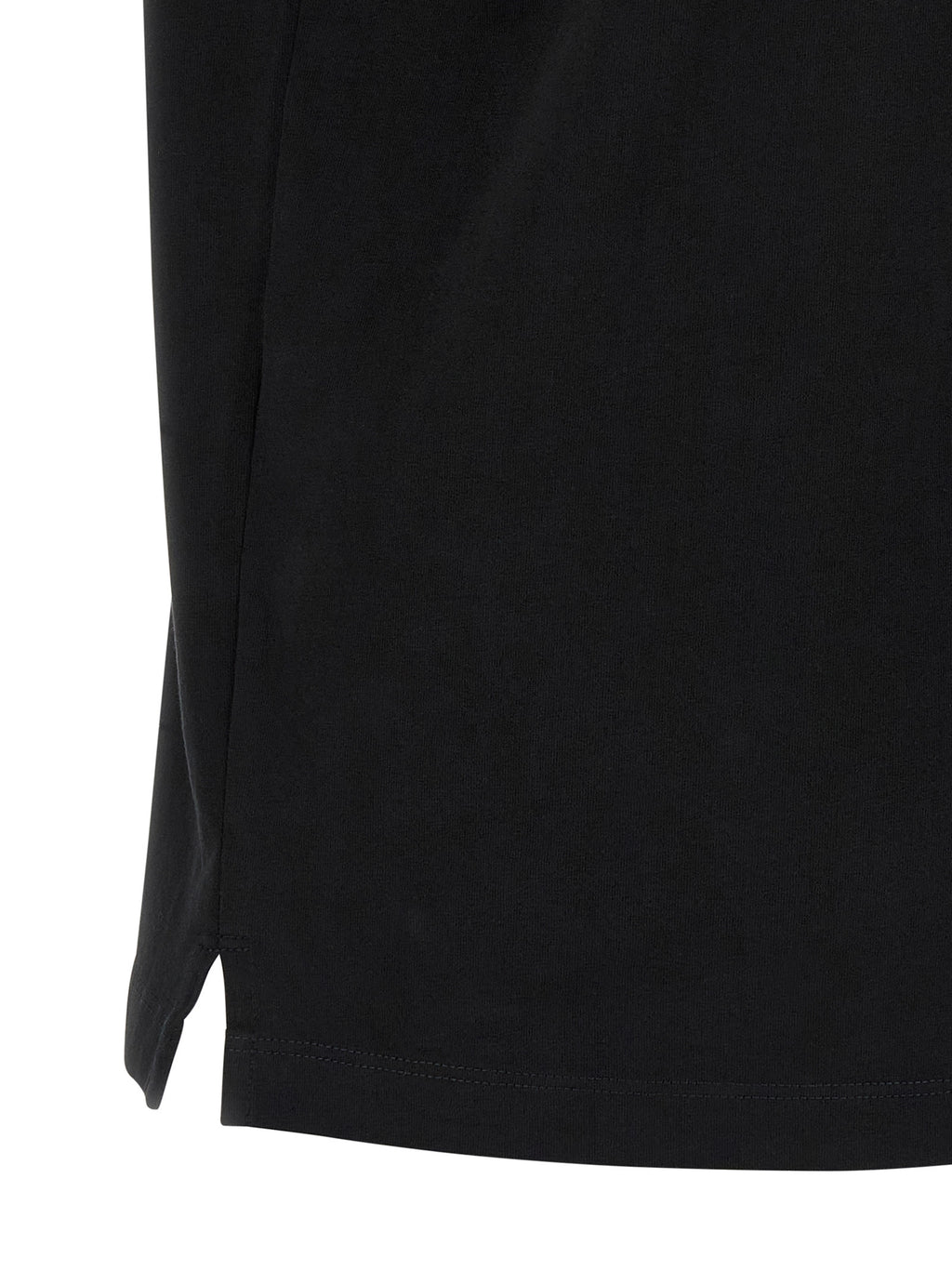 T-shirt en coton bicolore Dsquared², coupe classique, avec logo discret, porté sur un mannequin.