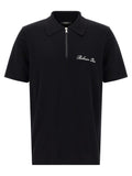 Chemise polo en coton bicolore Balmain avec col et manches contrastés, élégante et tendance pour homme.
