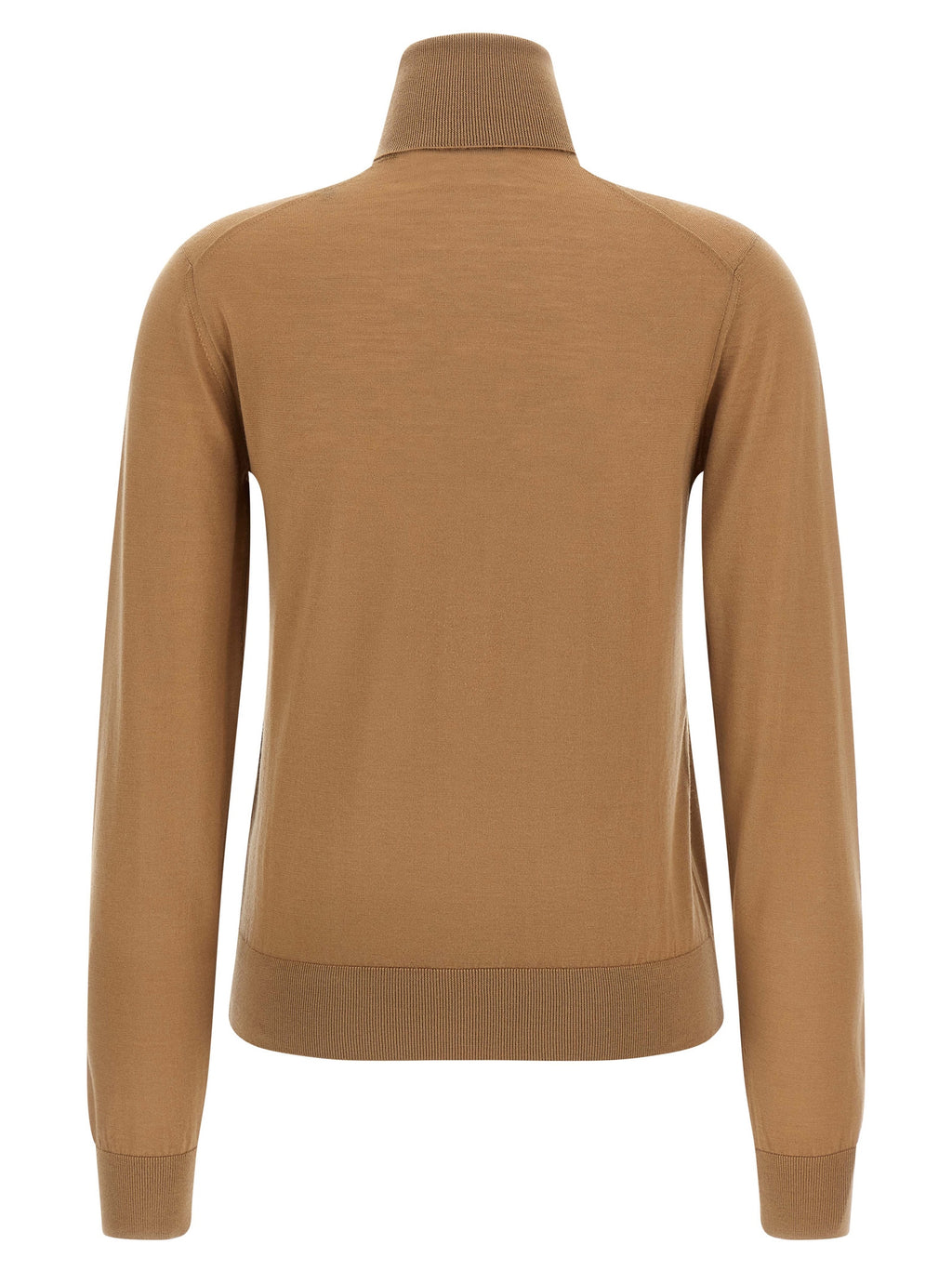 Cardigan en cachemire beige de Dolce & Gabbana, doux et élégant, avec boutons et finition raffinée.
