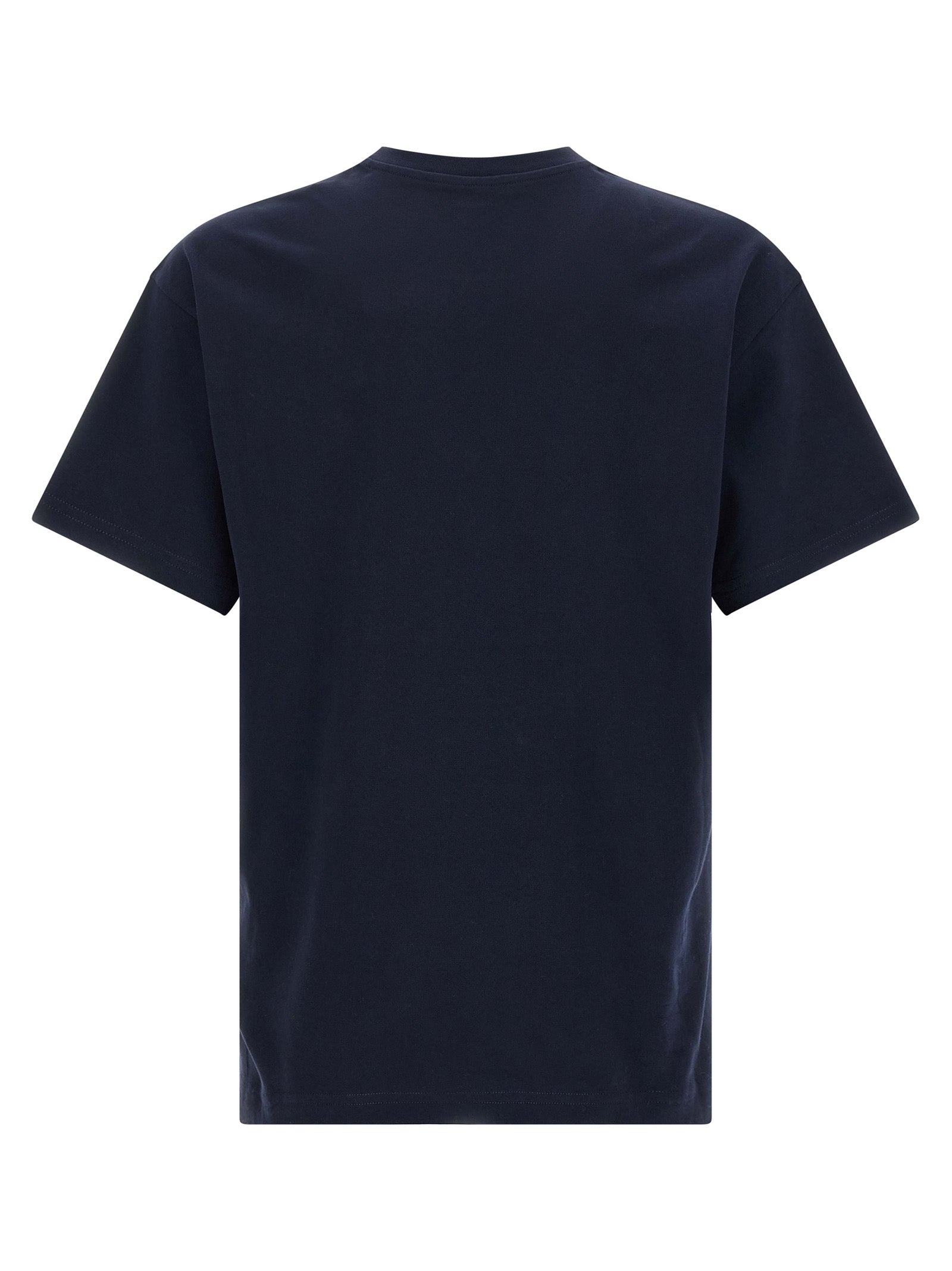 T-shirt en coton bleu Givenchy, vêtement décontracté avec logo discret, porté sur un mannequin.