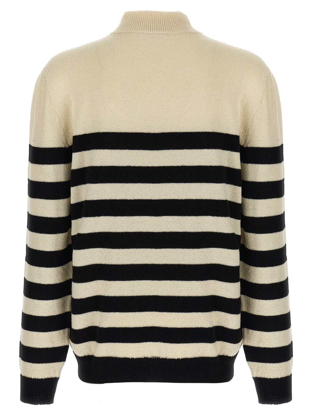 Balmain Zweifarbiger Cardigan aus Wolle