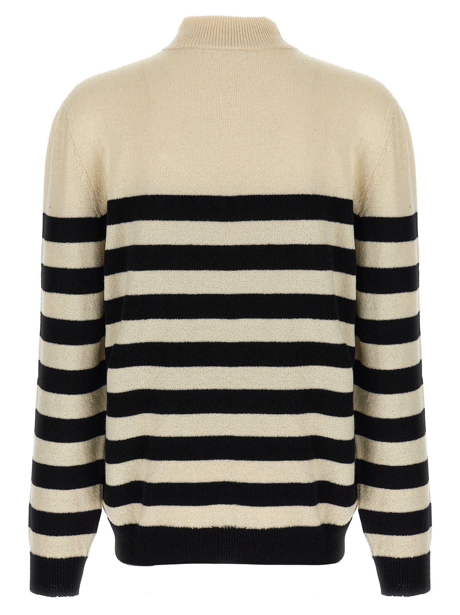 Balmain Zweifarbiger Cardigan aus Wolle