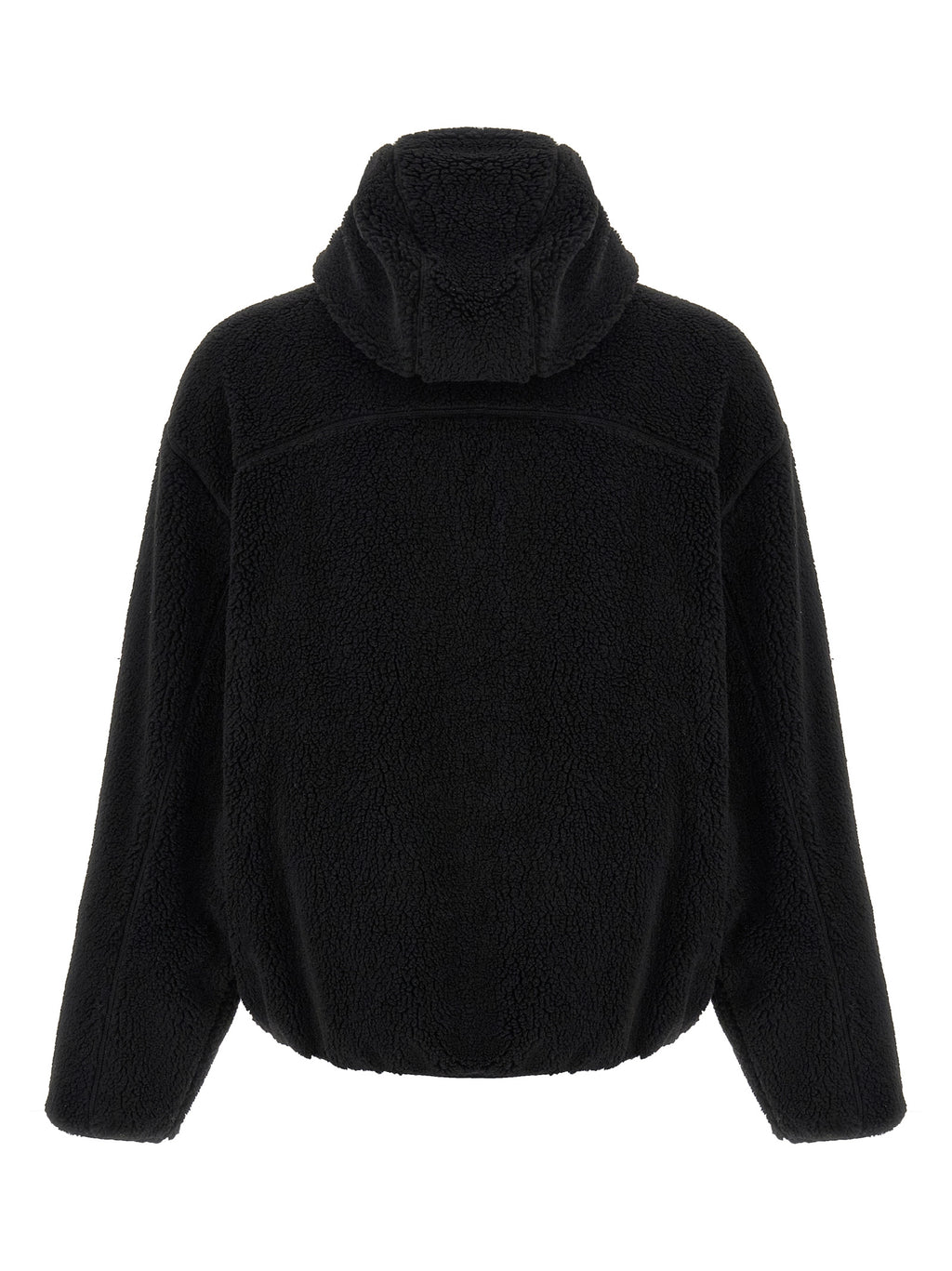 Sweatshirt en polyester noir de la marque Kenzo, coupe décontractée et logo Kenzo visible sur le devant.