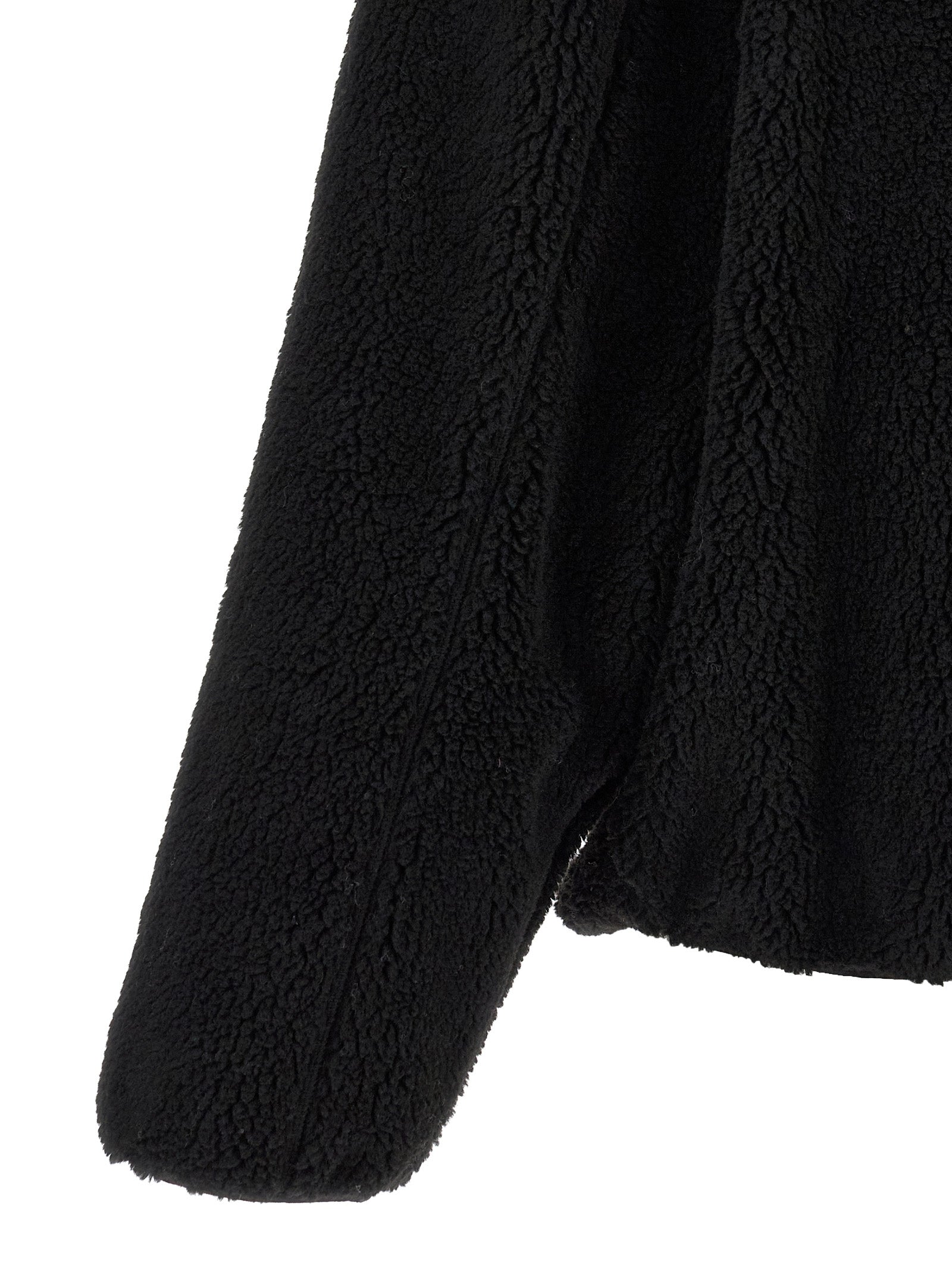 Sweatshirt en polyester noir de la marque Kenzo, coupe décontractée et logo discret visible sur le devant.