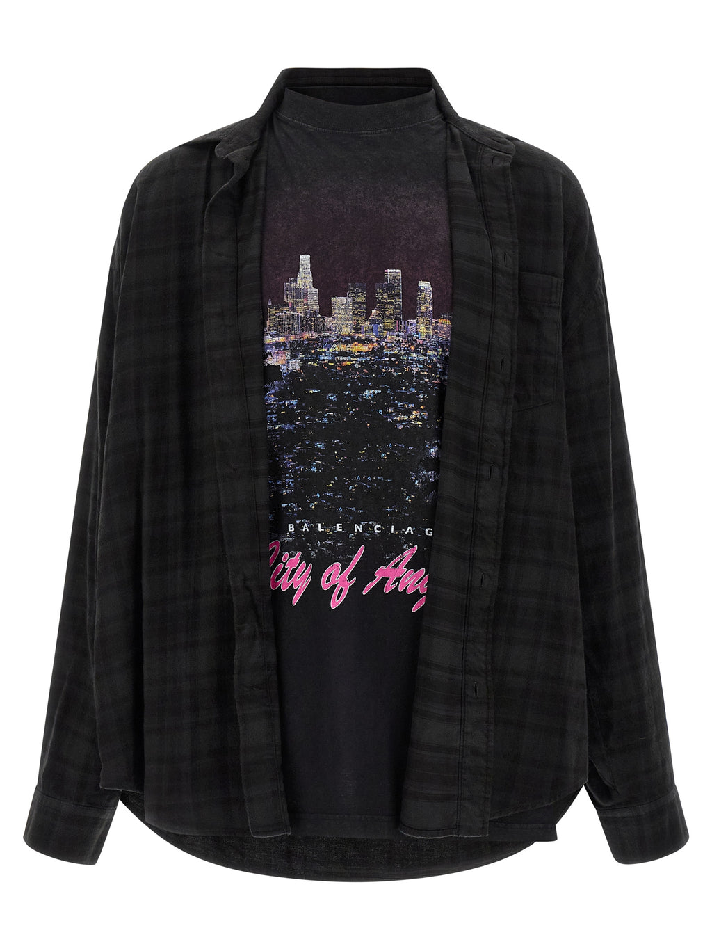Balenciaga Black Cotton Blouse