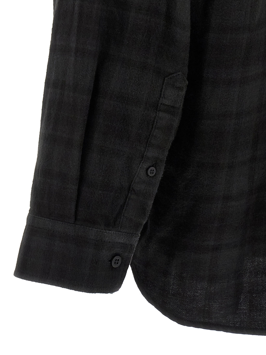 Balenciaga Black Cotton Blouse