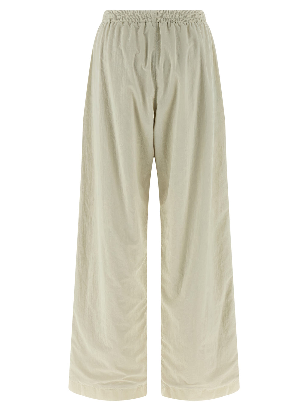 Pantalons de jogging beige en polyamide Balenciaga, style décontracté pour le sport ou la détente, avec détails modernes.