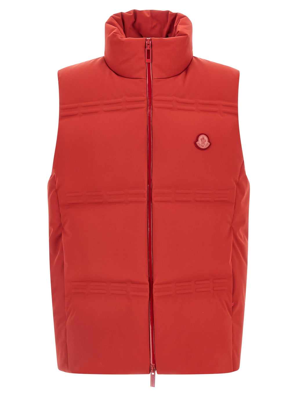 Veste sans manches en polyamide multicolore de MONCLER GENIUS, style moderne et coloré, visible sur l'image.