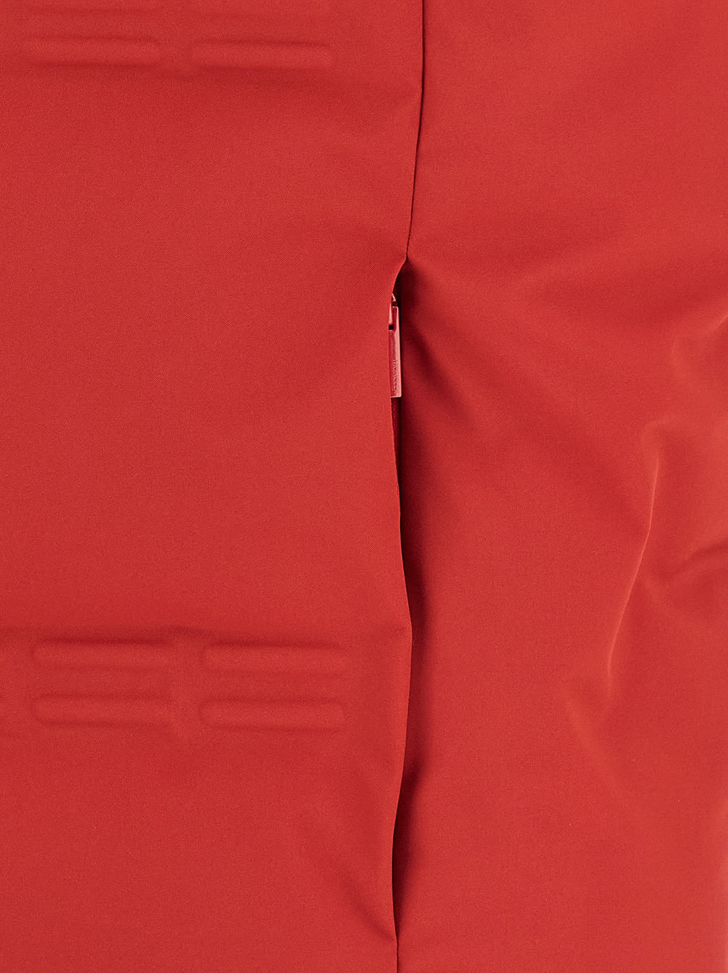 Doudoune sans manches multicolore en polyamide de la marque MONCLER GENIUS, vue de face.