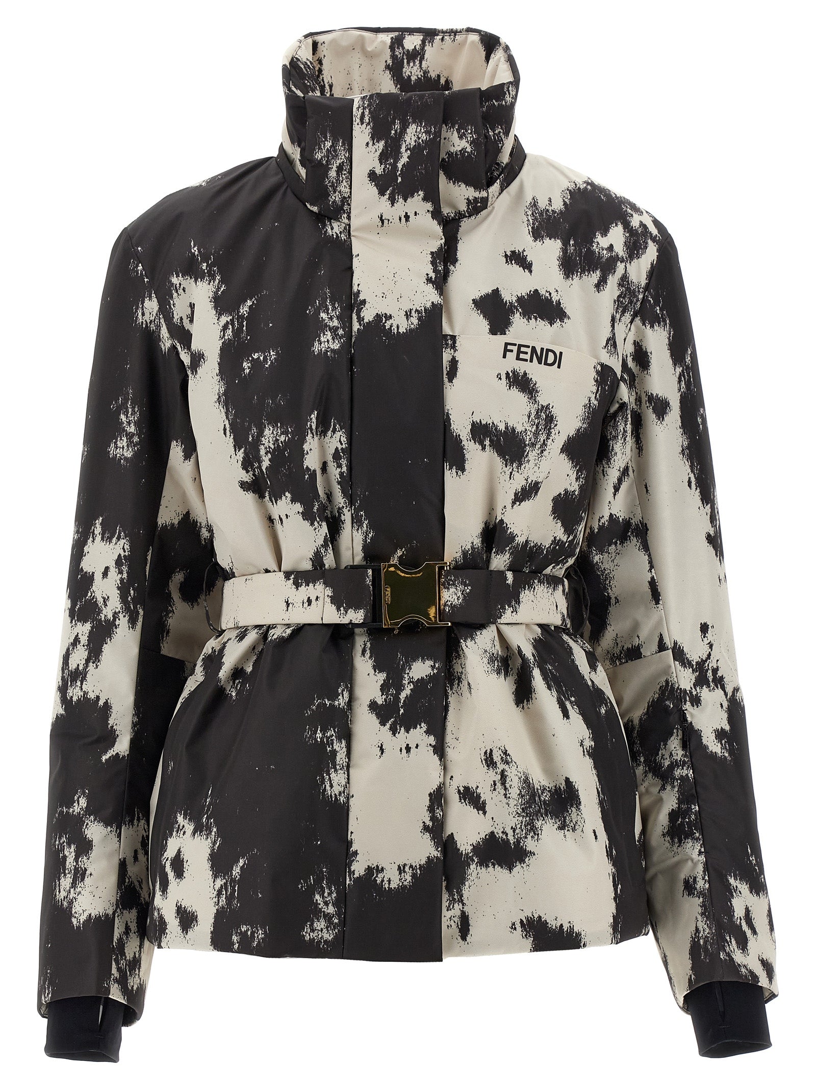 Veste en polyester multicolore de Fendi, coupe moderne avec design coloré, tissu léger et style tendance visible sur l'image.