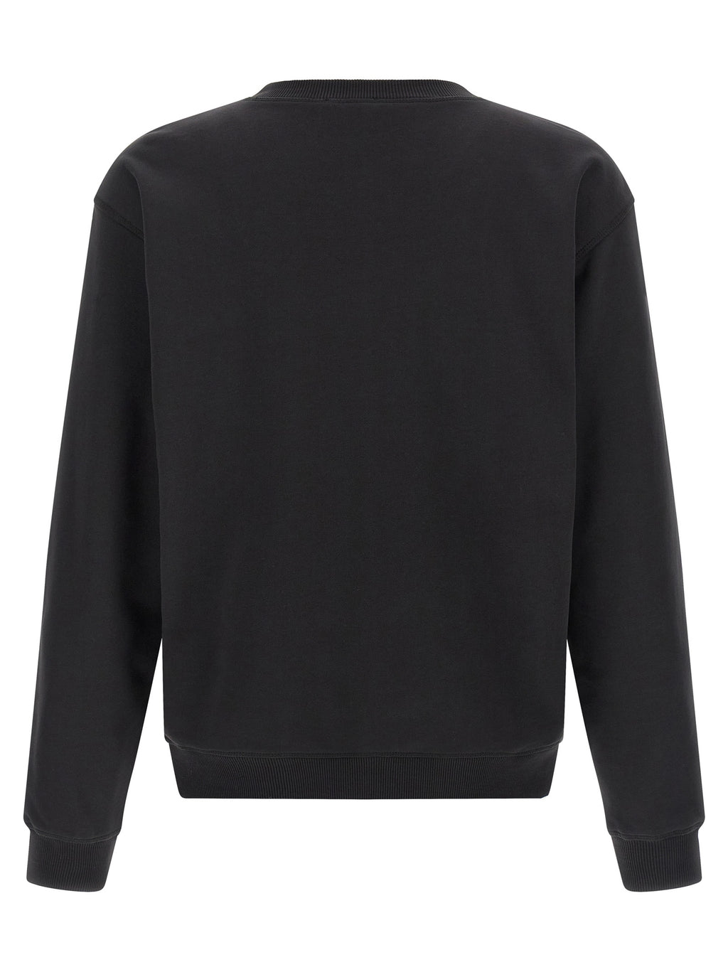 Sweat-shirt en coton noir Diesel Black, style décontracté, avec logo Diesel visible sur la poitrine.