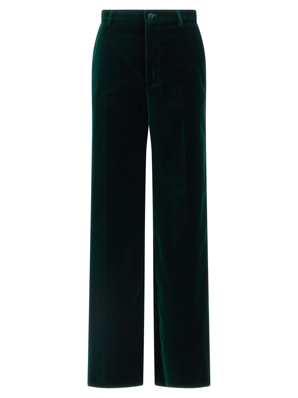 Pantalons décontractés en coton bicolore Gucci, coupe confortable et style moderne, avec détails de marque visibles.