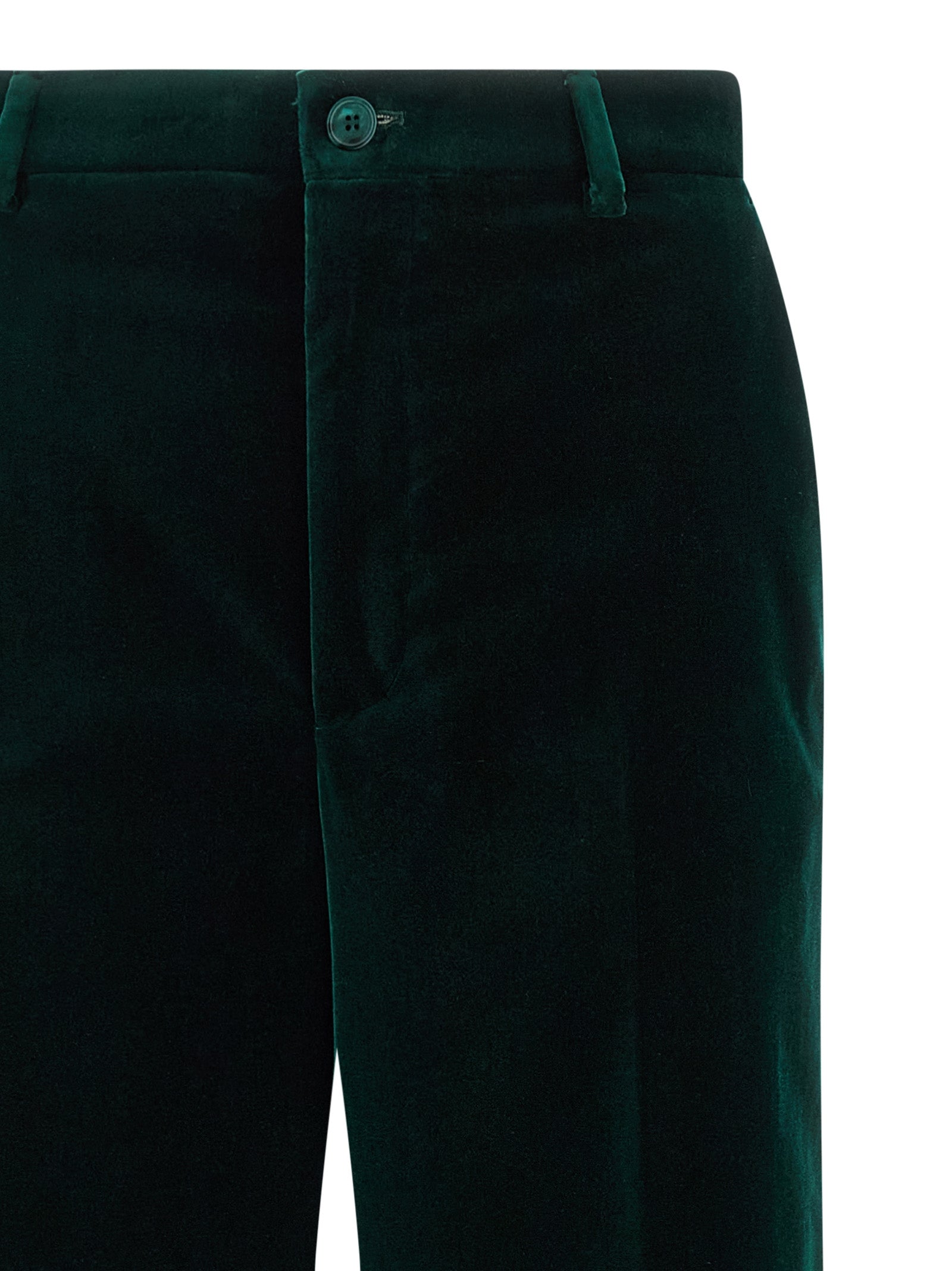 Pantalon casual bicolore en coton de Gucci, style décontracté, avec coupe confortable et détails modernes visibles sur l'image.