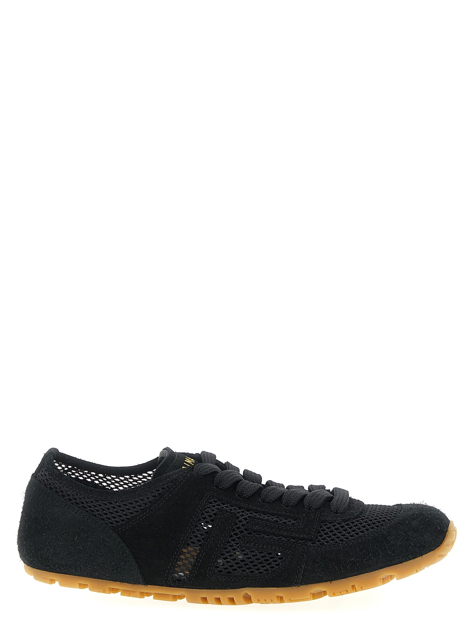 Balmain Athletic-Sneakers aus schwarzem Kalbsleder