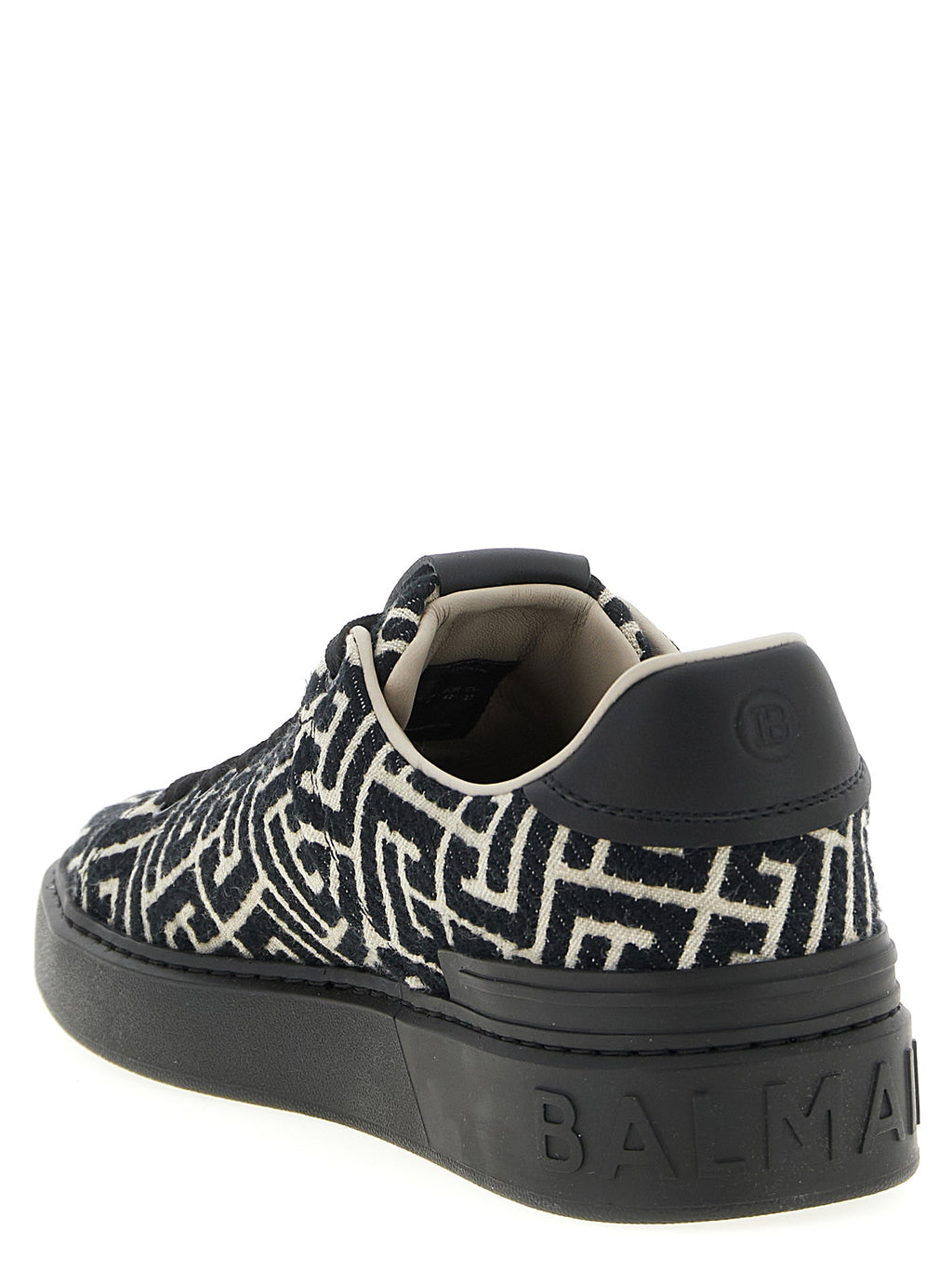 Balmain Schwarze Baumwoll-Sneaker
