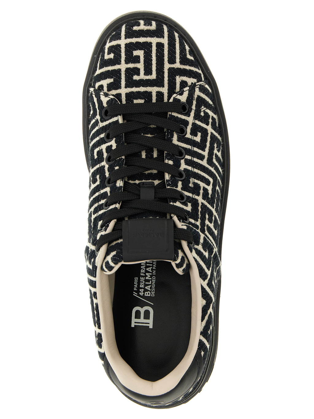 Balmain Schwarze Baumwoll-Sneaker