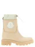 Moncler Beige Pvc-Stiefeletten