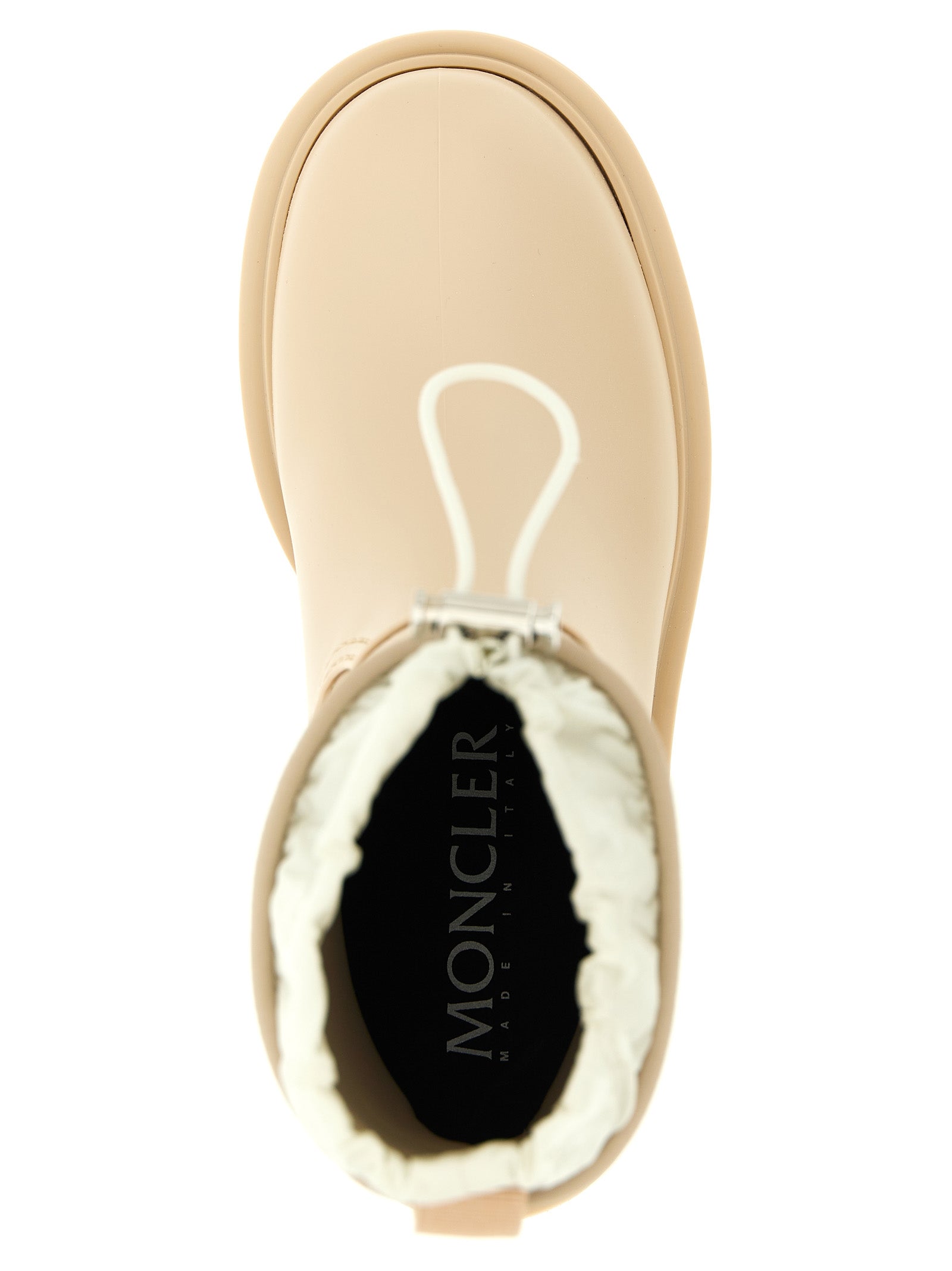 Moncler Beige Pvc-Stiefeletten