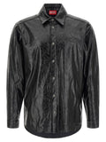 Blouse en viscose noire de la marque Diesel, avec détails tendance et coupe élégante, portée décontractée ou habillée.