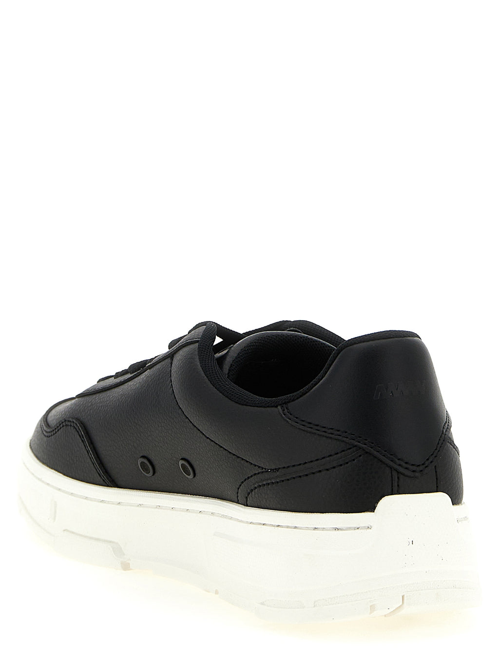 Chaussures sneakers basses en polyester noir de Hugo Boss, style décontracté et moderne pour homme.