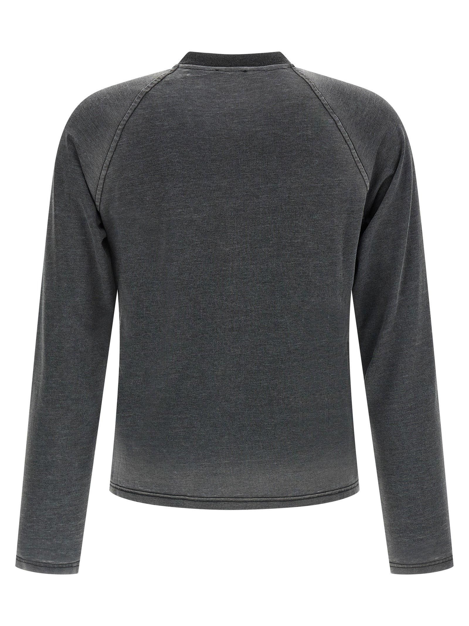 Vêtements de sport en coton gris Diesel, haut et bas de sports décontractés pour homme, aspect confortable et moderne.