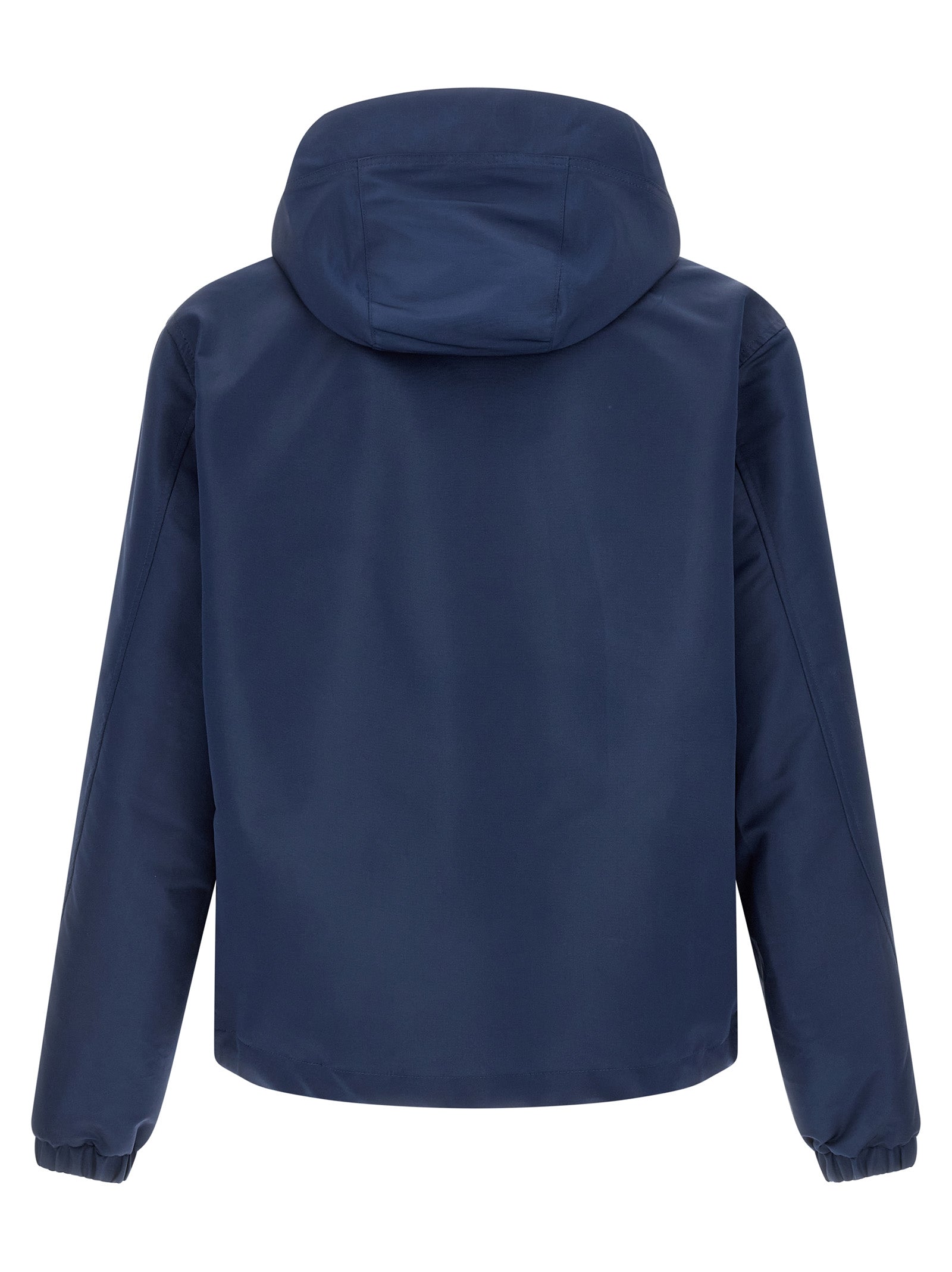 Veste en polyester bleue Givenchy, coupe moderne, fermeture éclair, tissu léger et résistant, style décontracté et élégant.