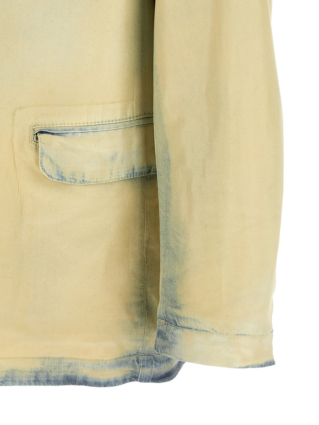 Blazer beige en lyocell de la marque Diesel, veste élégante avec coupe moderne, portée décontractée ou formelle.